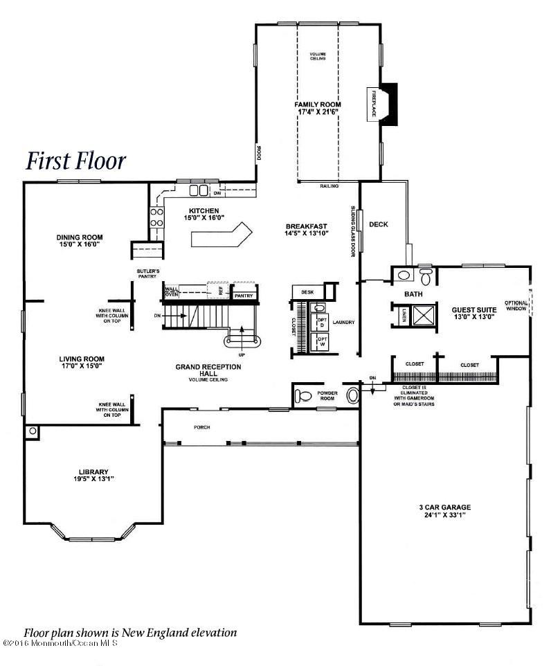 37 Great Bridge Road Freehold, NJ 07728 - Photo 33 of 34 0 - Floor Plan First - 4