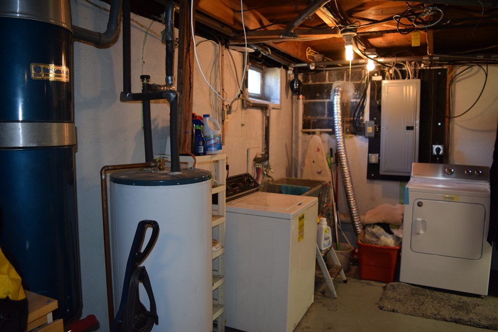 32 Rita Street Springfield, MA 01118 - Photo 21 of 29 a view of storage and utility room with a sink