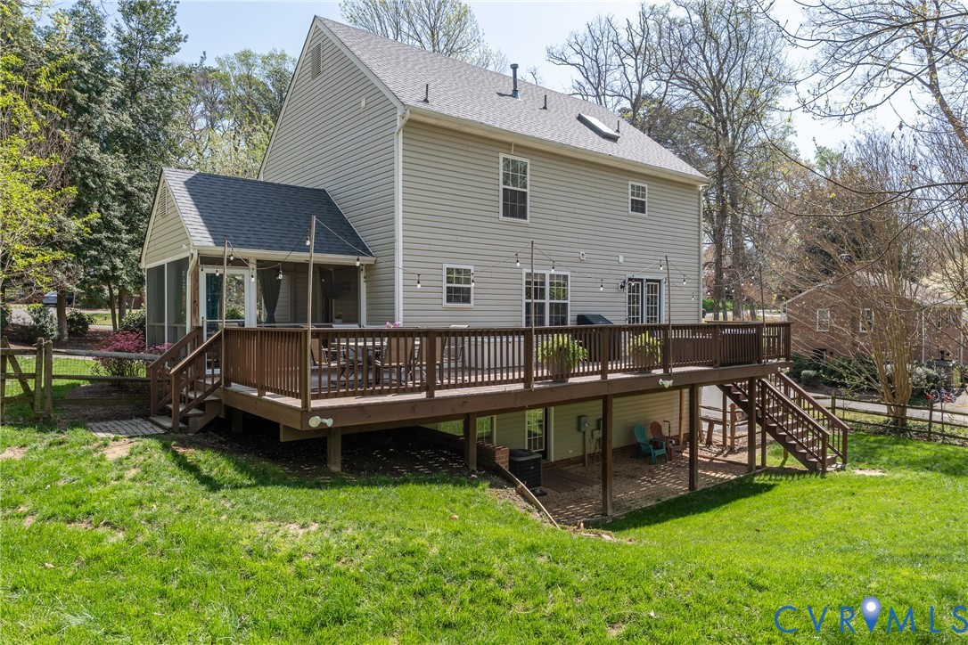 3720 Wakefield Road Richmond, VA 23235 - Photo 31 of 32 Back of property highlighting the expansive rear