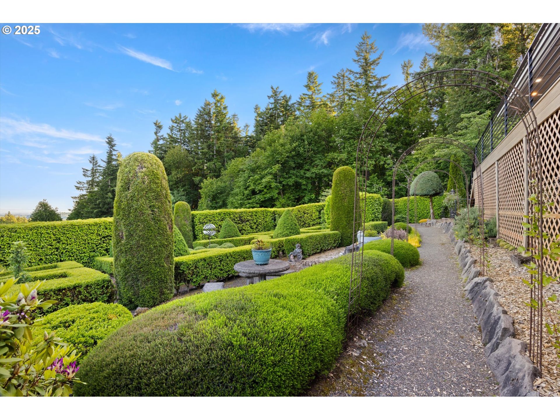 800 Rosemont Road West Linn, OR 97068 - Photo 38 of 48 a view of a garden with houses
