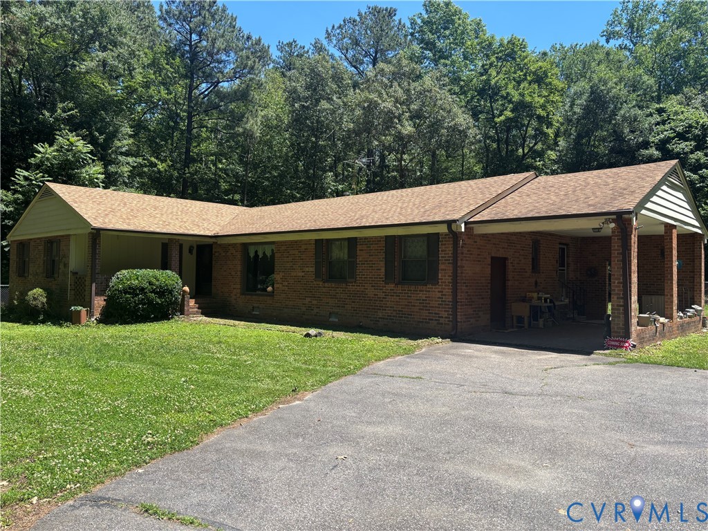 11374 Georgetown Road Mechanicsville, VA 23116 - Photo 1 of 3 with front concrete parking pad
