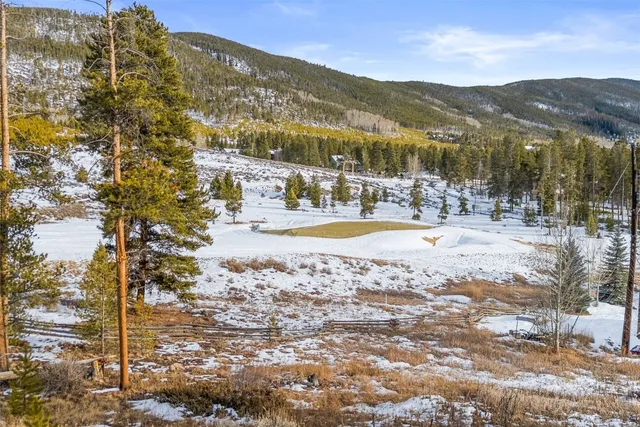 a view of city and mountain