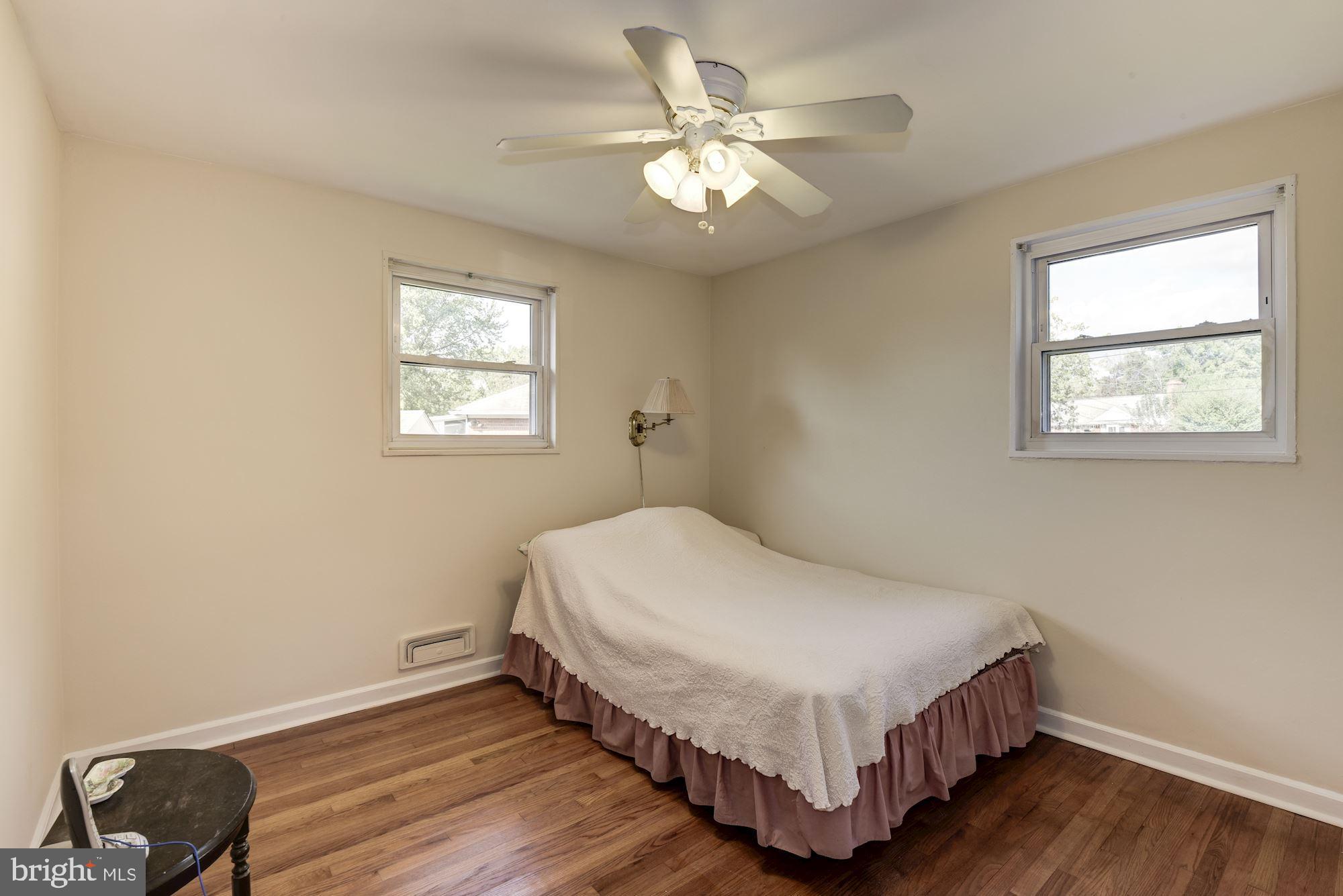 3516 Harrell Street Silver Spring, MD 20906 - Photo 14 of 35 Bedroom with fan and hardwood floors