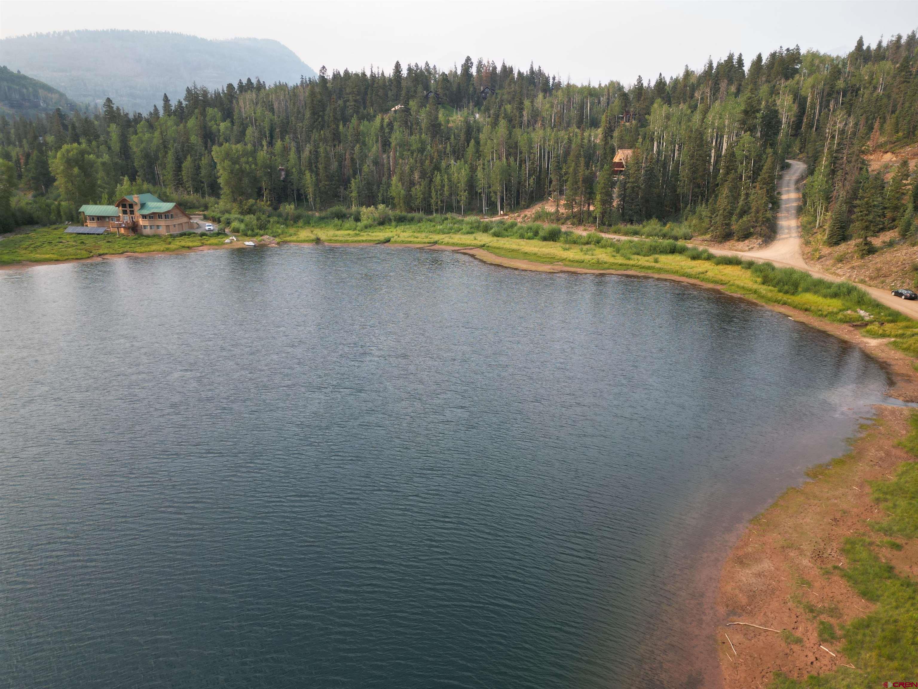 48 Ponderosa Way Durango, CO 81301 - Photo 22 of 24 a view of a swimming pool with a yard