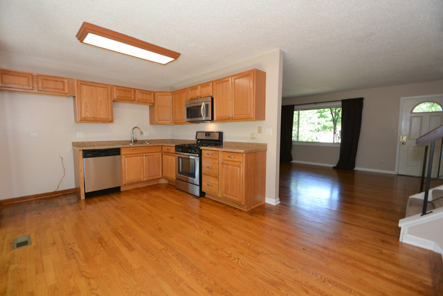 30W279 Ridgewood Court Warrenville, IL 60555 - Photo 6 of 23 a kitchen with stainless steel appliances granite countertop a stove a sink and a refrigerator