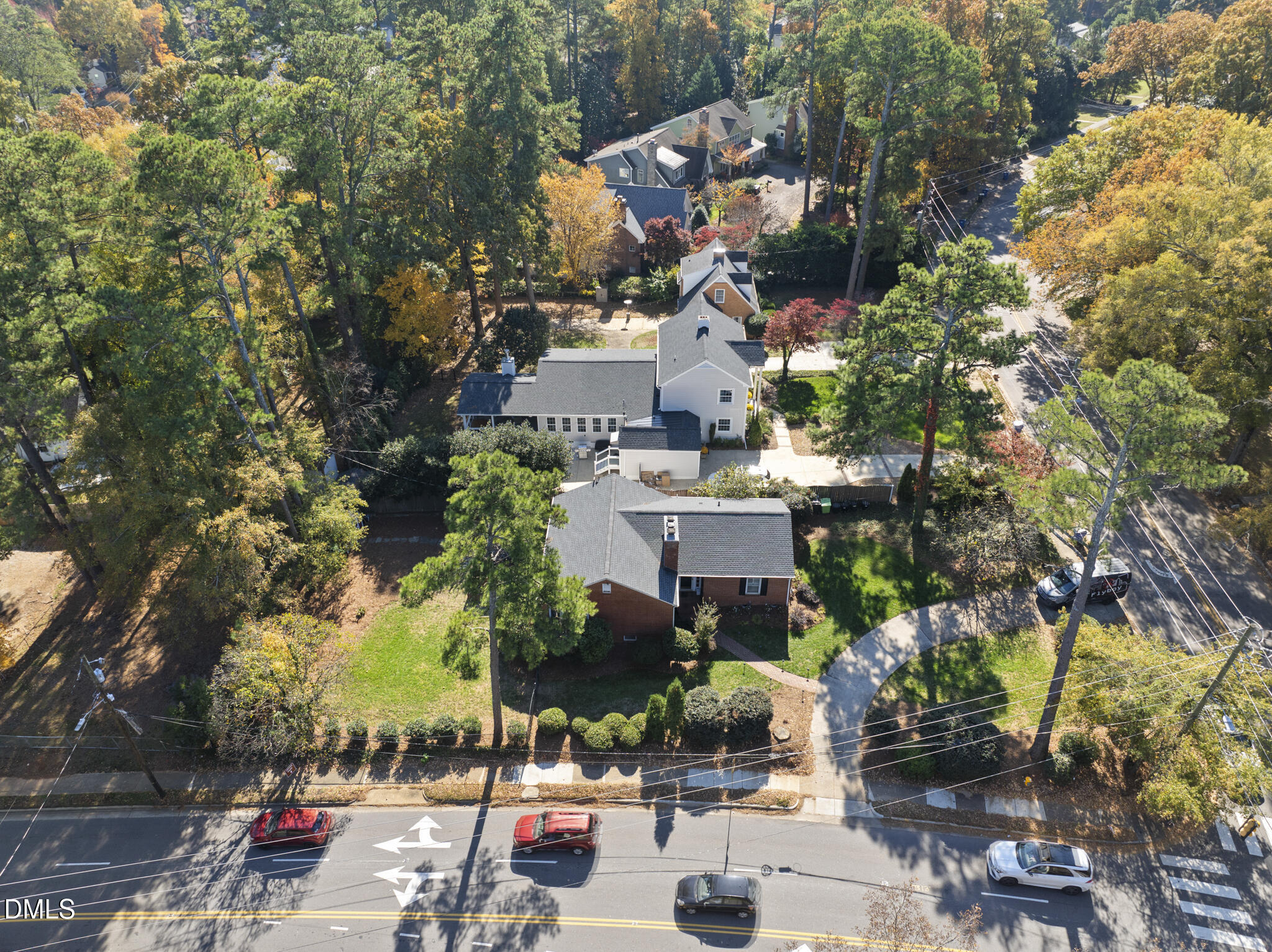1108 Brooks Avenue Raleigh, NC 27607 - Photo 17 of 35 an aerial view of a houses with yard