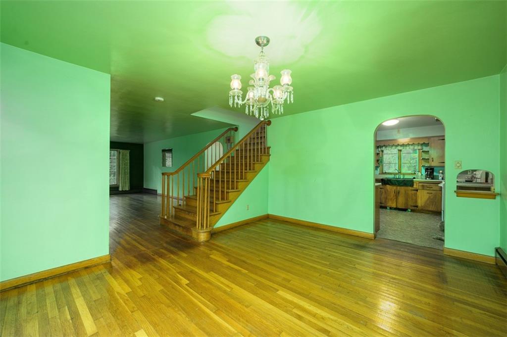 5572 Sandy Lake Polk Road Sandy Lake, PA 16145 - Photo 7 of 36 a view of a room with wooden floor