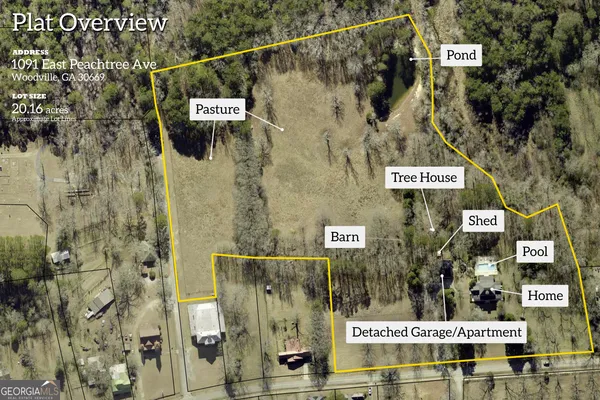 $899,000 | 1091 East Peachtree Avenue, Woodville, GA 30669