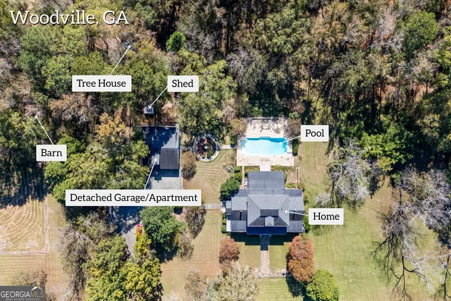 $899,000 | 1091 East Peachtree Avenue, Woodville, GA 30669