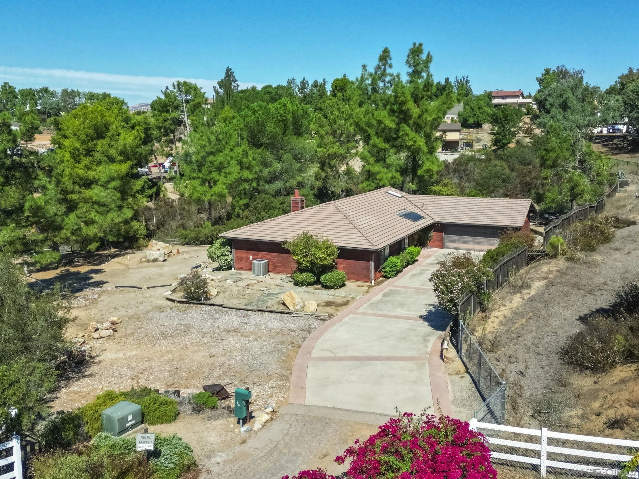2596 Valetta Lane Alpine, CA 91901 - Photo 39 of 48 a view of a house with a yard