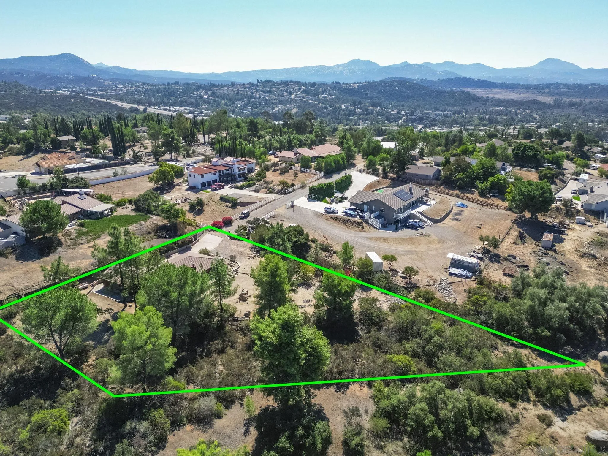 2596 Valetta Lane Alpine, CA 91901 - Photo 44 of 48 an aerial view of a and mountain