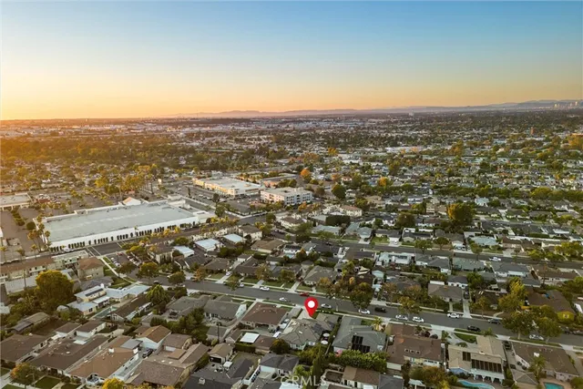 an aerial view of residential house with parking space