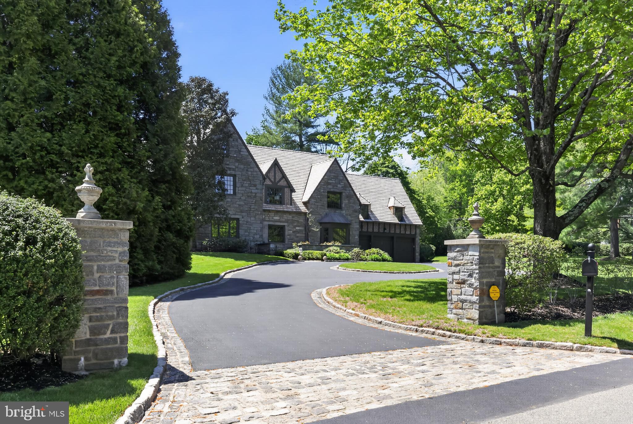 56 Tunbridge Road Haverford, PA 19041 - Photo 51 of 60 Pillared Entrance w/Belgian Block