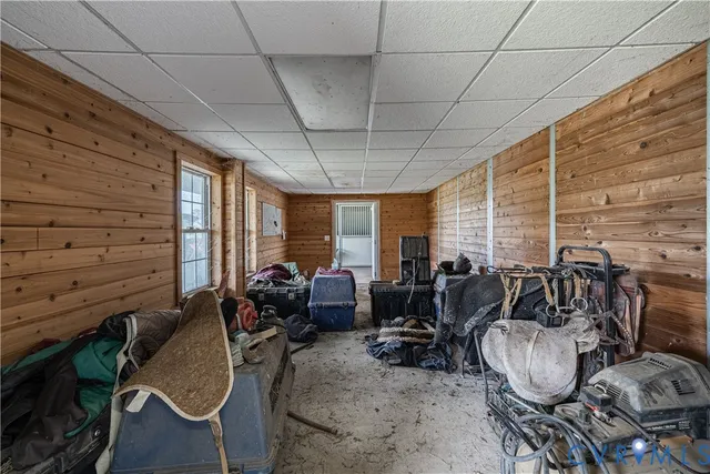 a view of hallway with stairs