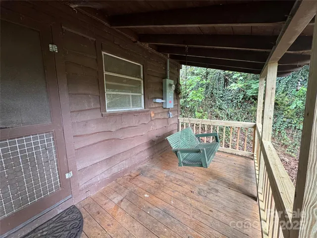 a view of a two chair in the balcony