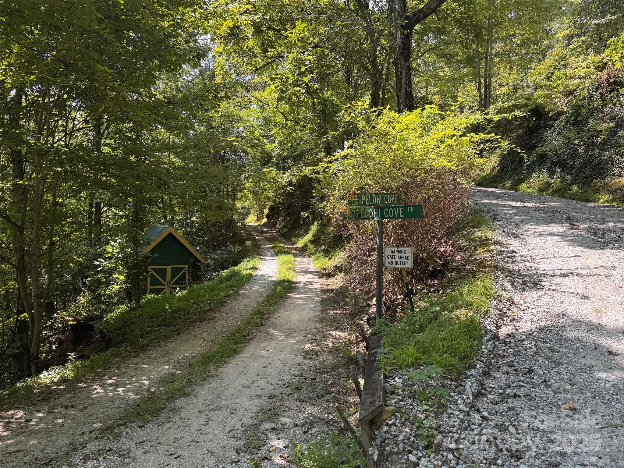 84 Pelohi Cove Road Bryson City, NC 28713 - Photo 22 of 22 a backyard of a house with a yard and outdoor seating
