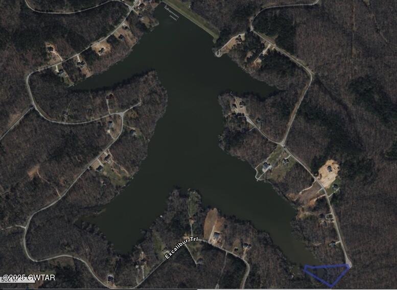 1240 Strike King Drive Cedar Grove, TN 38321 - Photo 14 of 16 an aerial view of a house with a yard