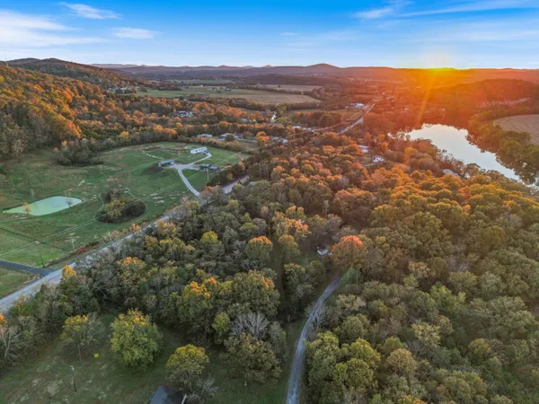 a view of city and mountain