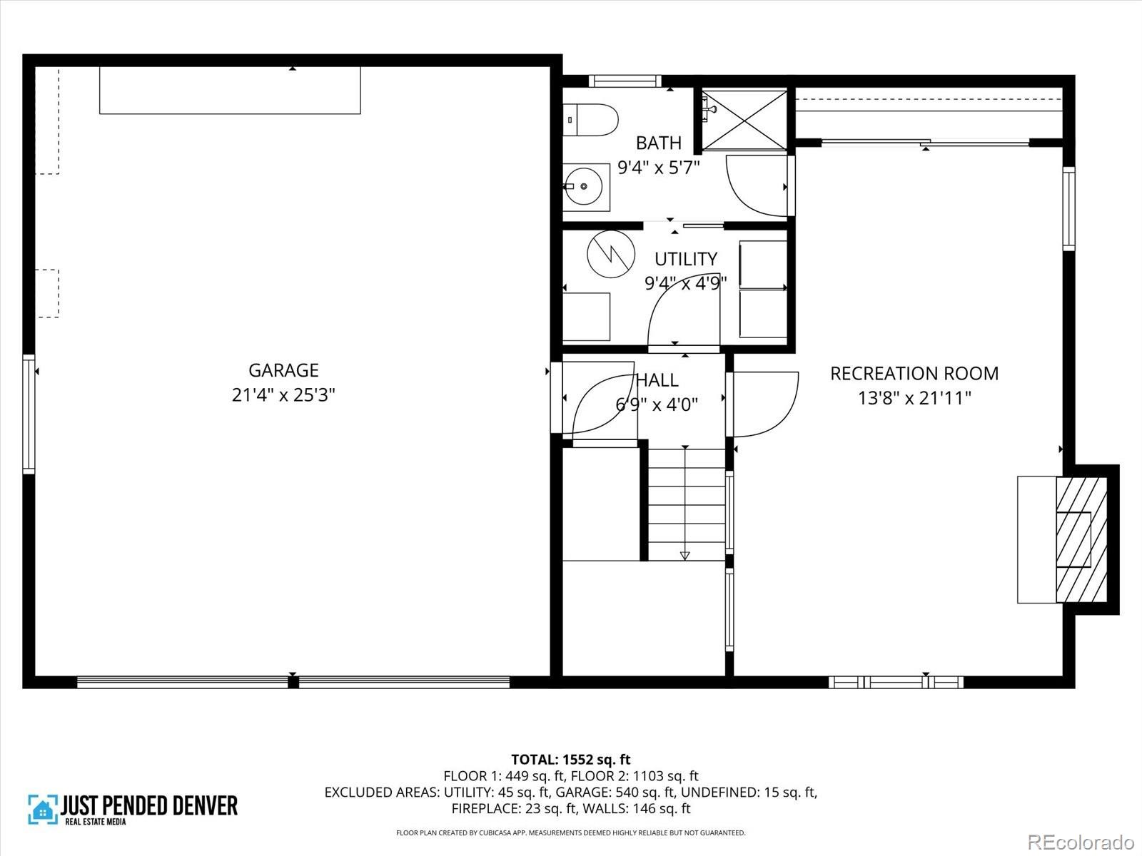 8324 Everett Way Arvada, CO 80005 - Photo 37 of 39 a picture of a floor plan