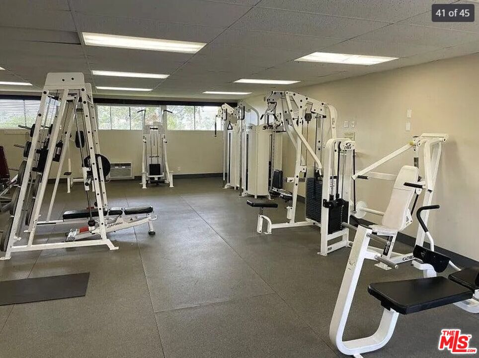 74711 Dillon Road, Unit 503 Desert Hot Springs, CA 92241 - Photo 43 of 52 a view of a room with gym equipment