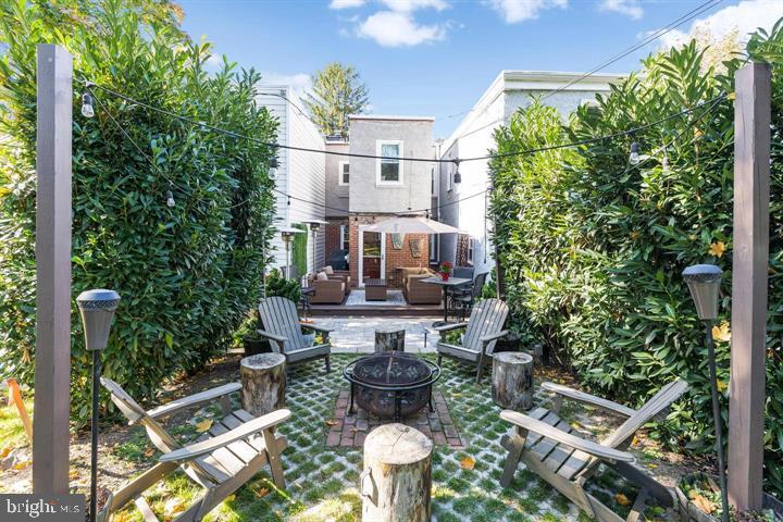 419 North Olive Street Media, PA 19063 - Photo 19 of 31 a view of a patio with chairs and potted plants