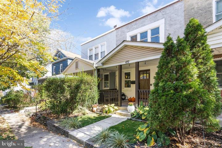 419 North Olive Street Media, PA 19063 - Photo 31 of 31 a front view of a house with garden