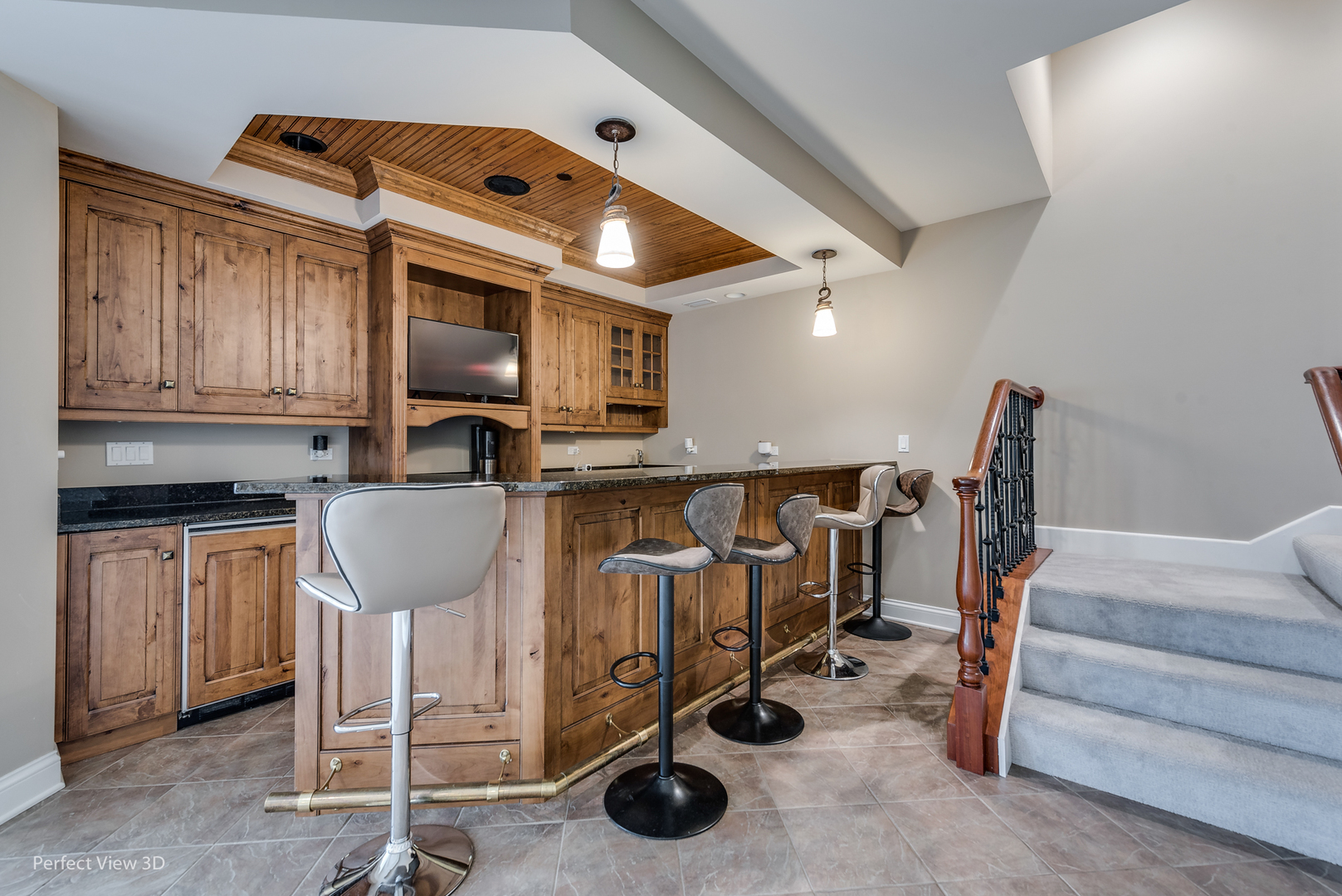 1235 MacAlpin Drive Inverness, IL 60010 - Photo 16 of 20 a view of a kitchen with workspace and windows