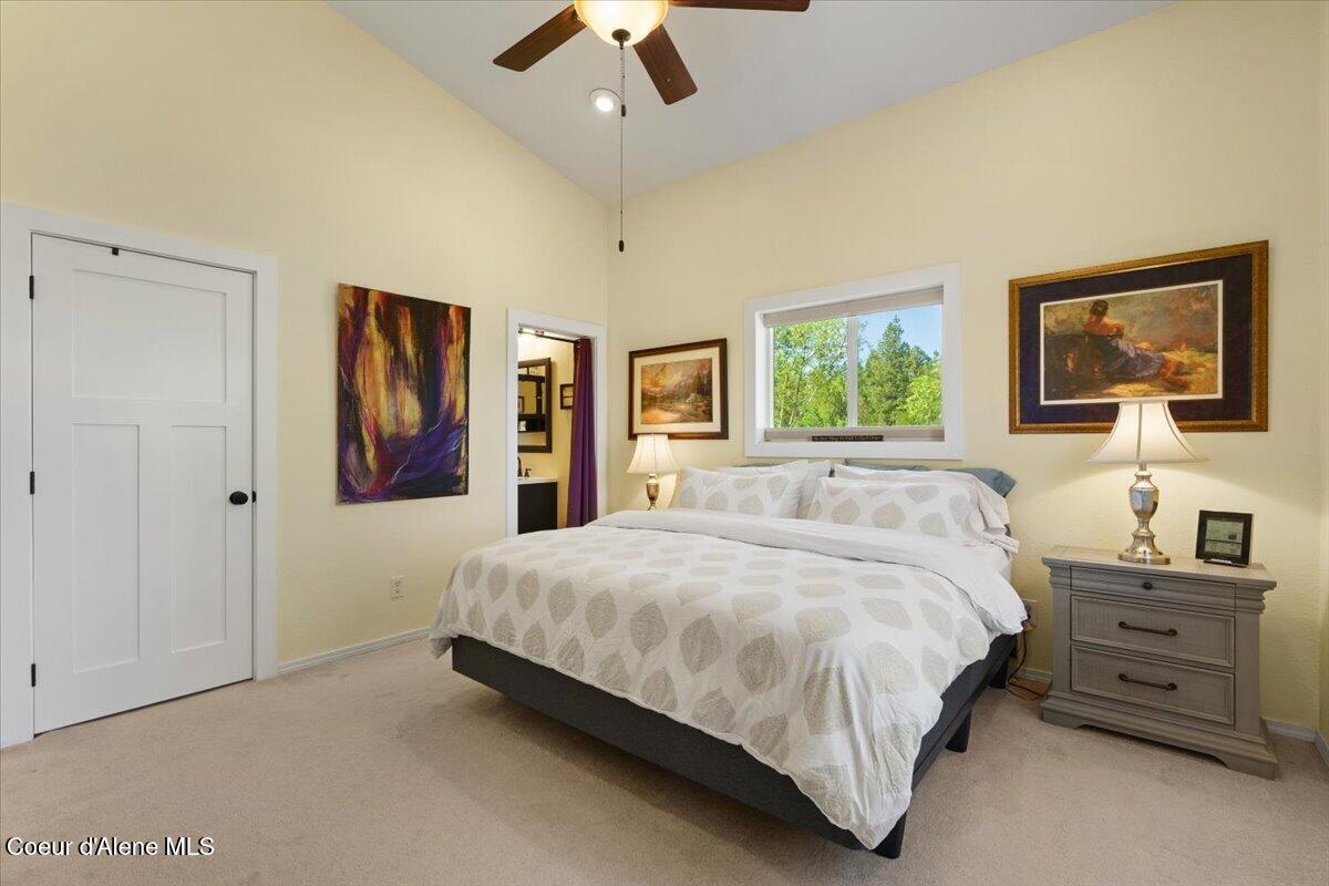 7497 East Forest View Road Athol, ID 83801 - Photo 15 of 55 Primary suite w/vaulted ceilings