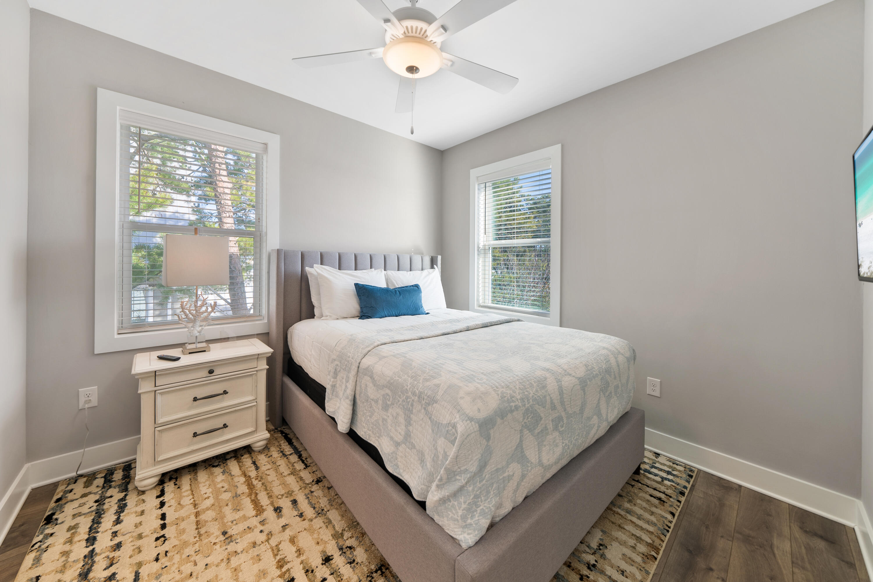173 West Willow Mist Road Inlet Beach, FL 32461 - Photo 21 of 51 a bedroom with a bed and a window