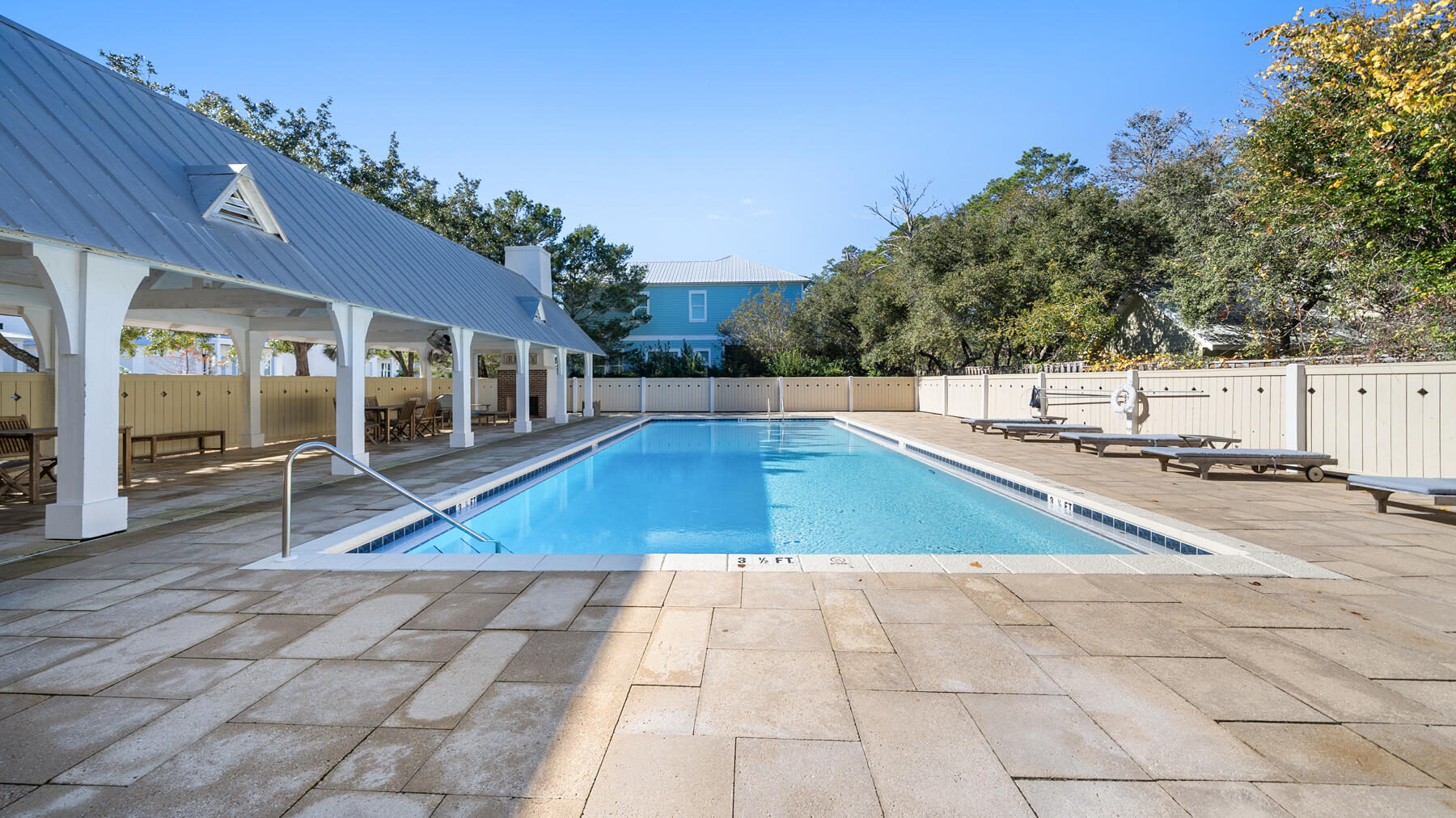 173 West Willow Mist Road Inlet Beach, FL 32461 - Photo 35 of 51 a view of a swimming pool with lounge chair
