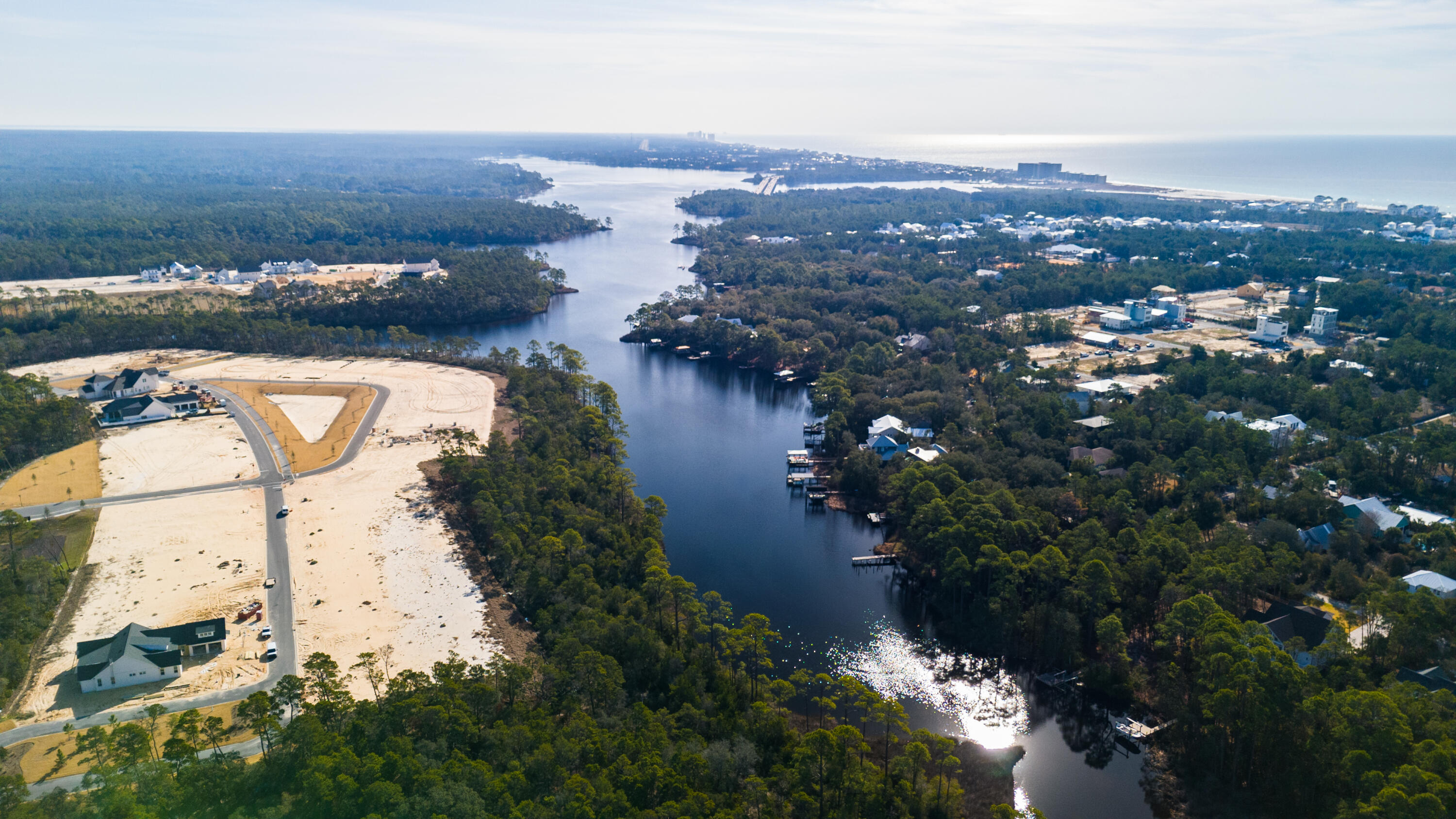 173 West Willow Mist Road Inlet Beach, FL 32461 - Photo 36 of 51 an aerial view of house with yard swimming pool and outdoor seating