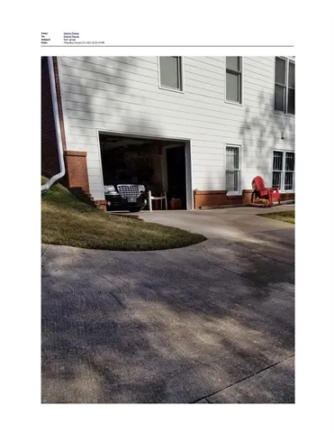 a view of empty room and fire pit