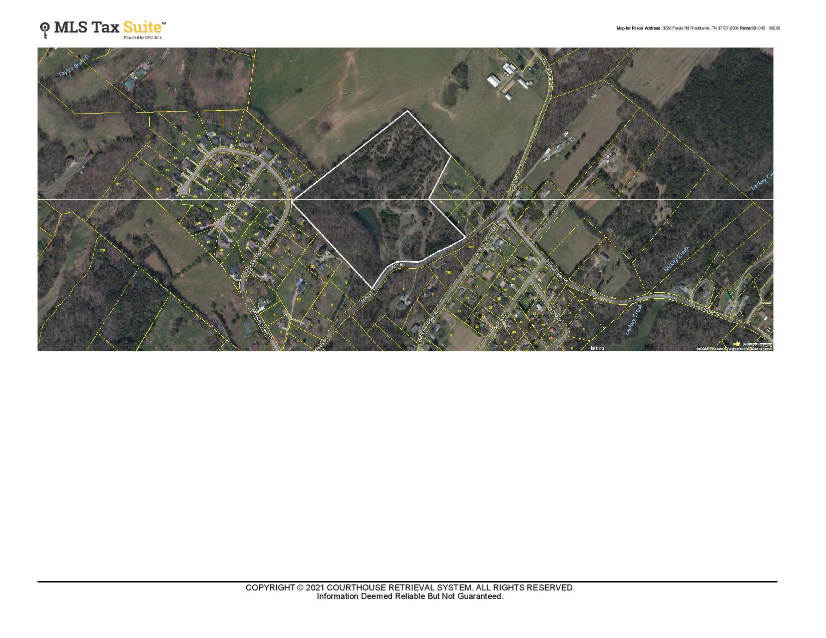 3726 Freels Road Friendsville, TN 37737 - Photo 24 of 26 Property Map Freels