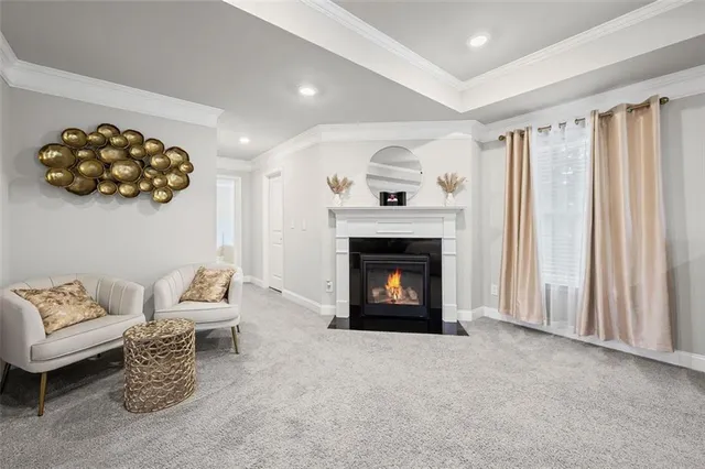 a bathroom with a sink vanity and mirror
