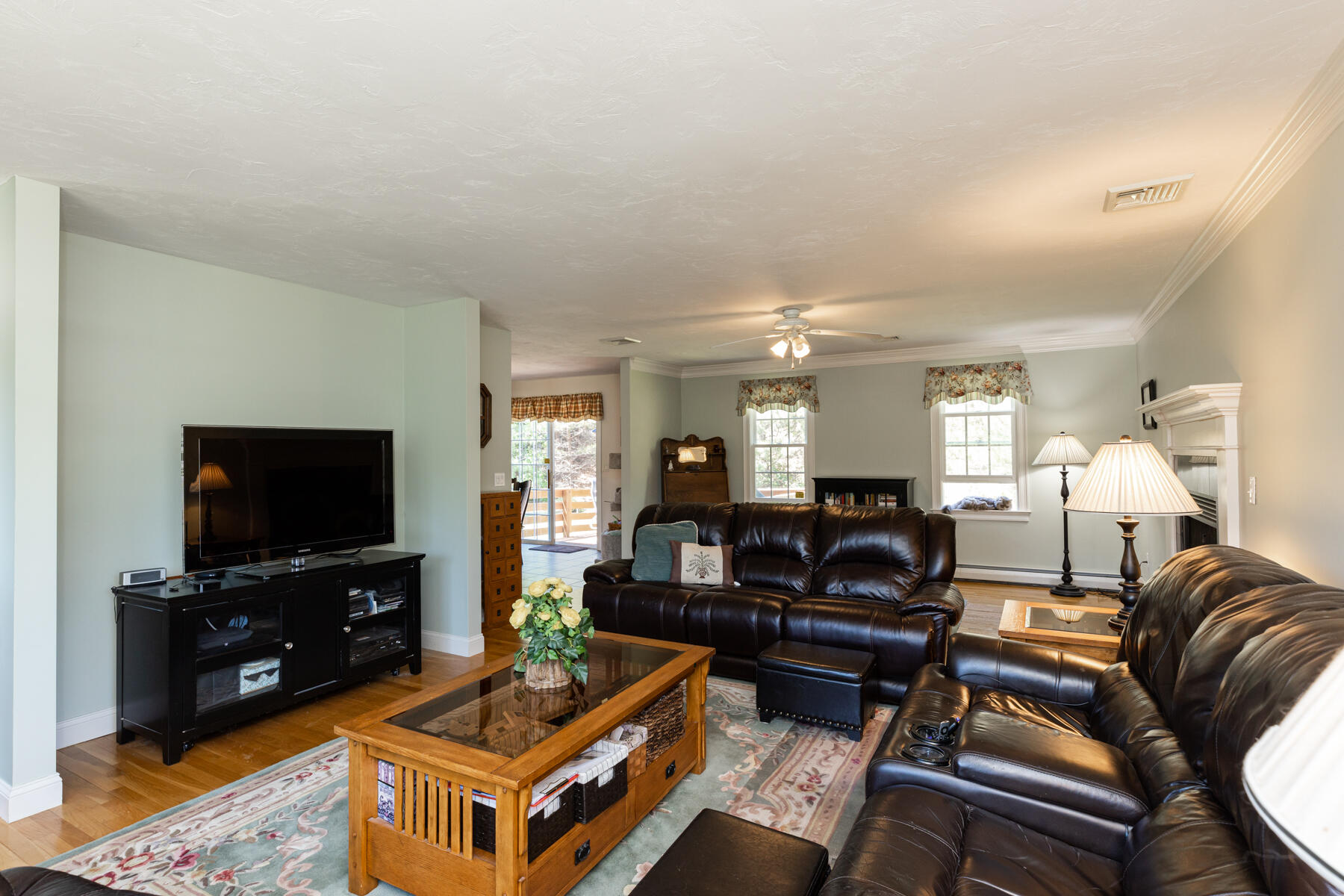 16 Tiffany Road Monument Beach, MA 02532 - Photo 10 of 42 a living room with furniture and a flat screen tv