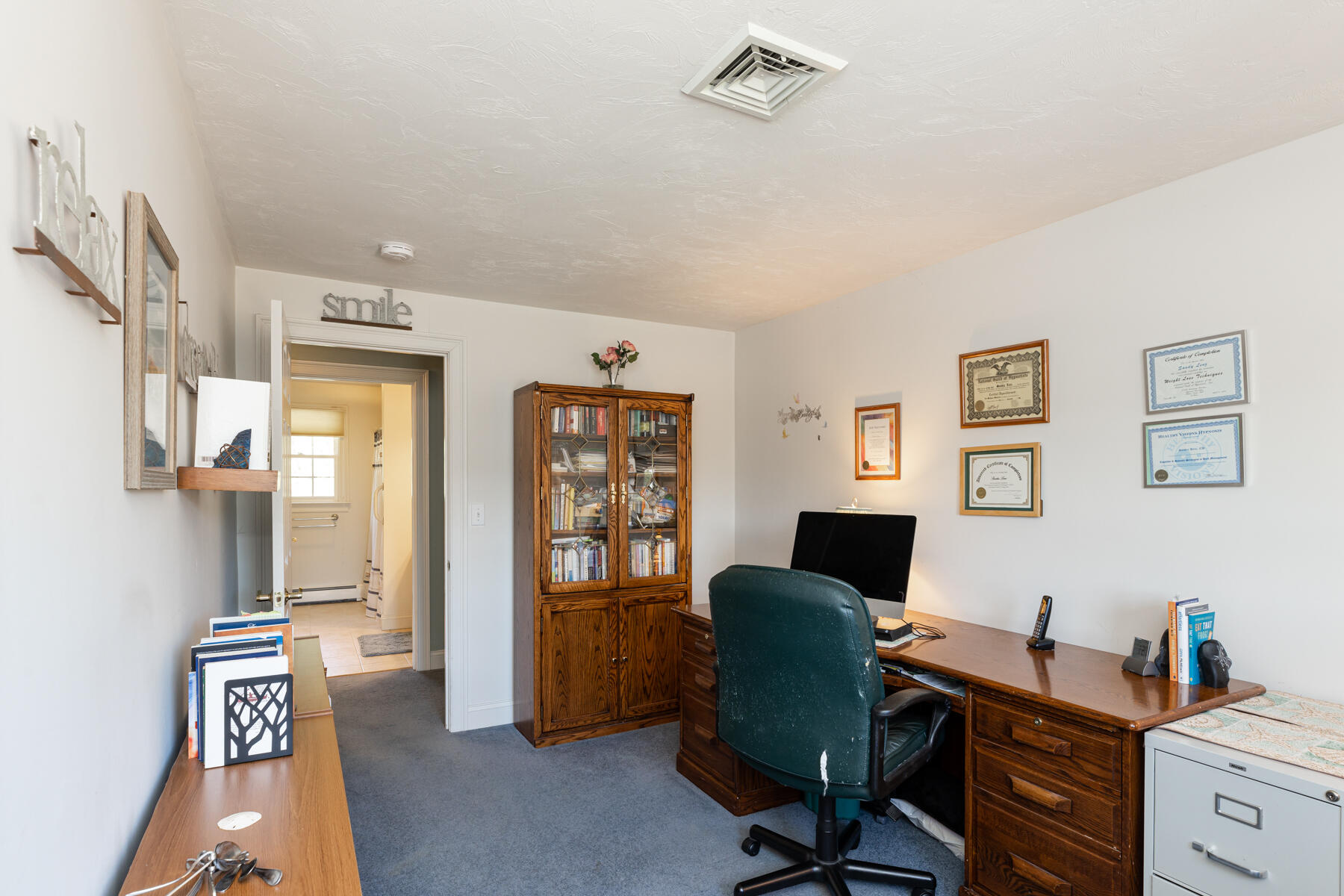 16 Tiffany Road Monument Beach, MA 02532 - Photo 25 of 42 a view of a workspace with furniture and a window