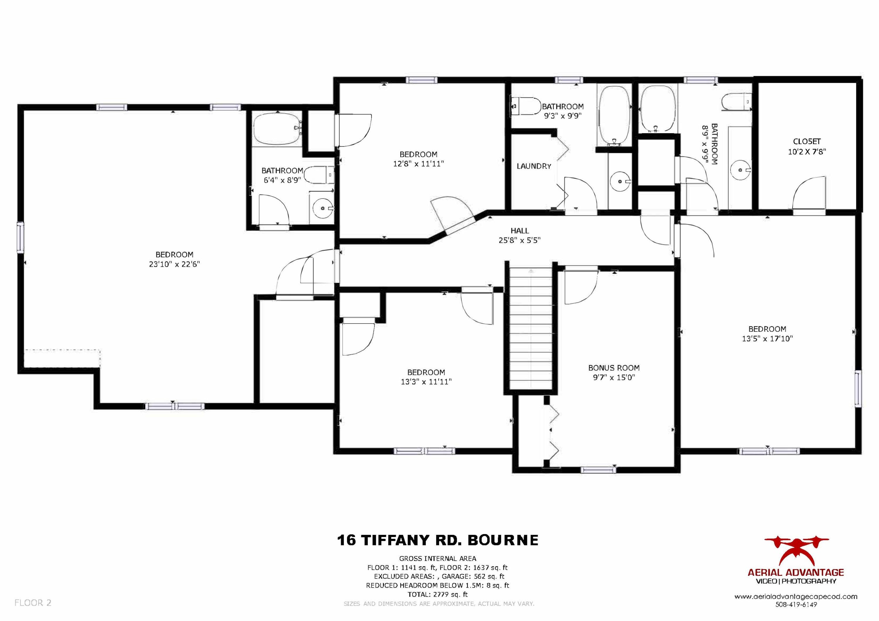 16 Tiffany Road Monument Beach, MA 02532 - Photo 42 of 42 a picture of a floor plan