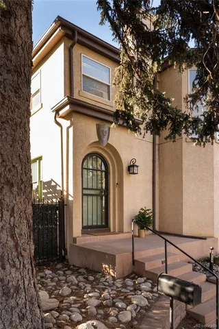 a outdoor living space with patio furniture
