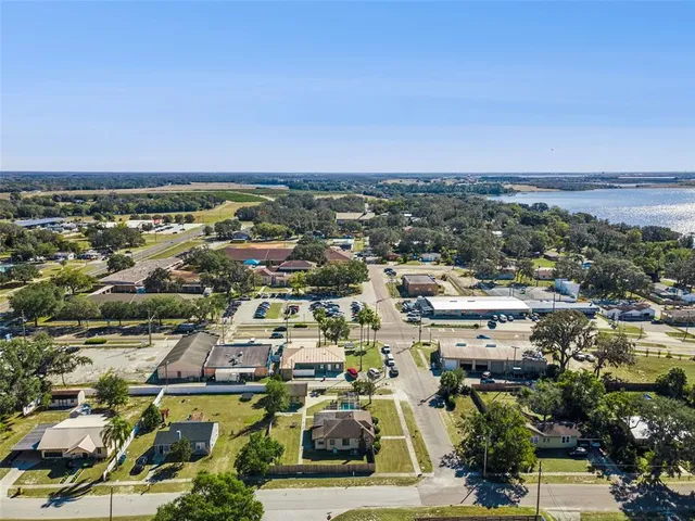 an aerial view of a city with lots of residential buildings