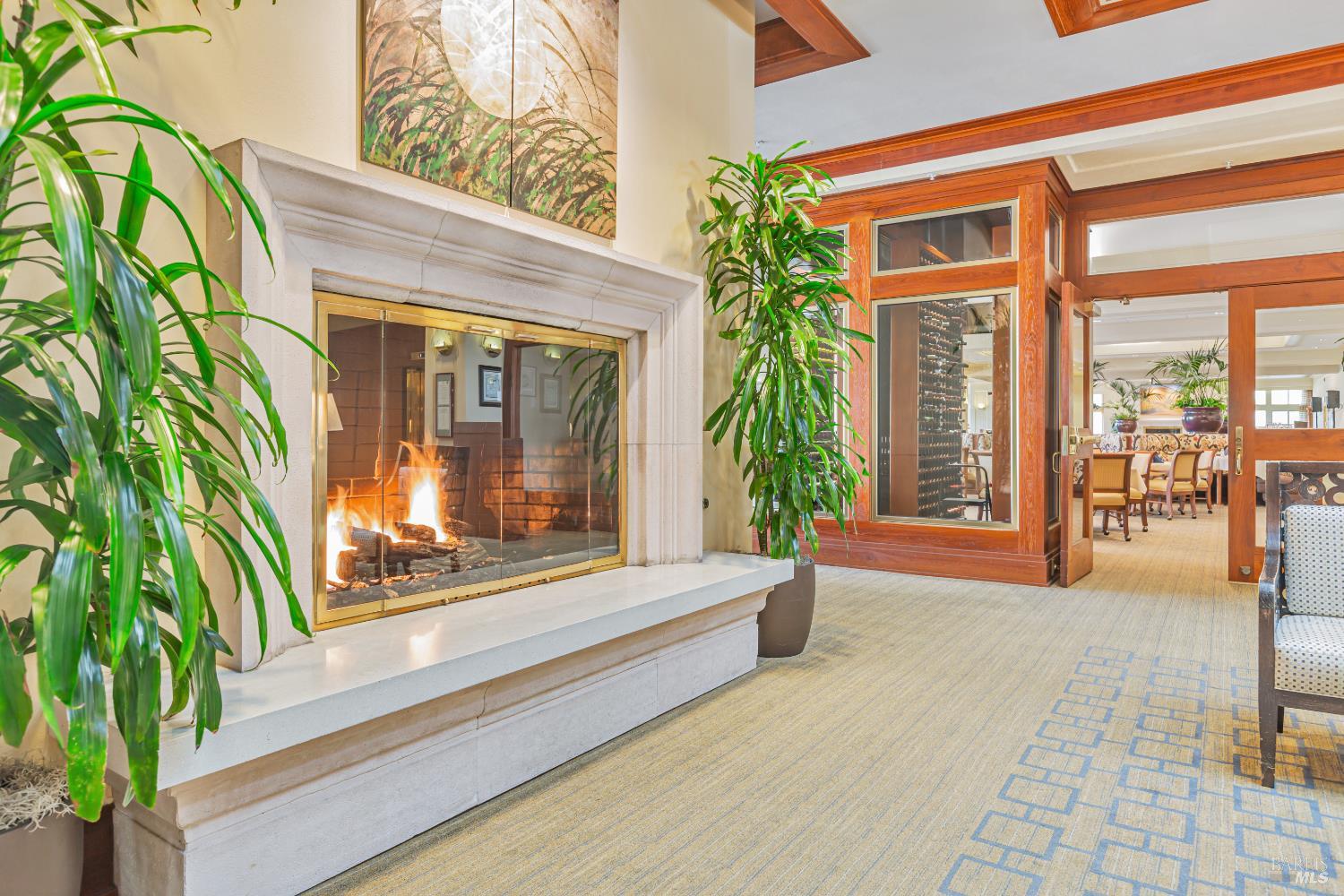 400 Deer Valley Road, Unit 3D San Rafael, CA 94903 - Photo 14 of 18 Time for a latte by the fireplace -dining room is beyond