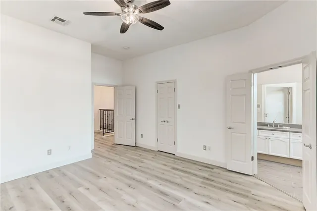 a view of an empty room