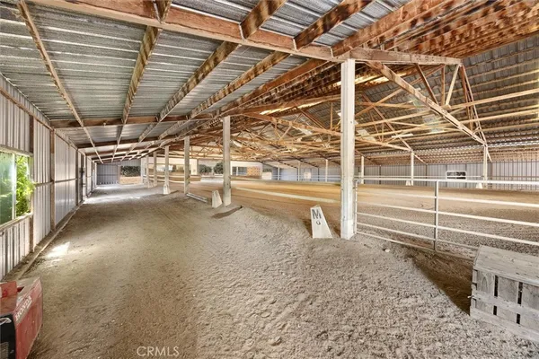 a view of pathway with yard