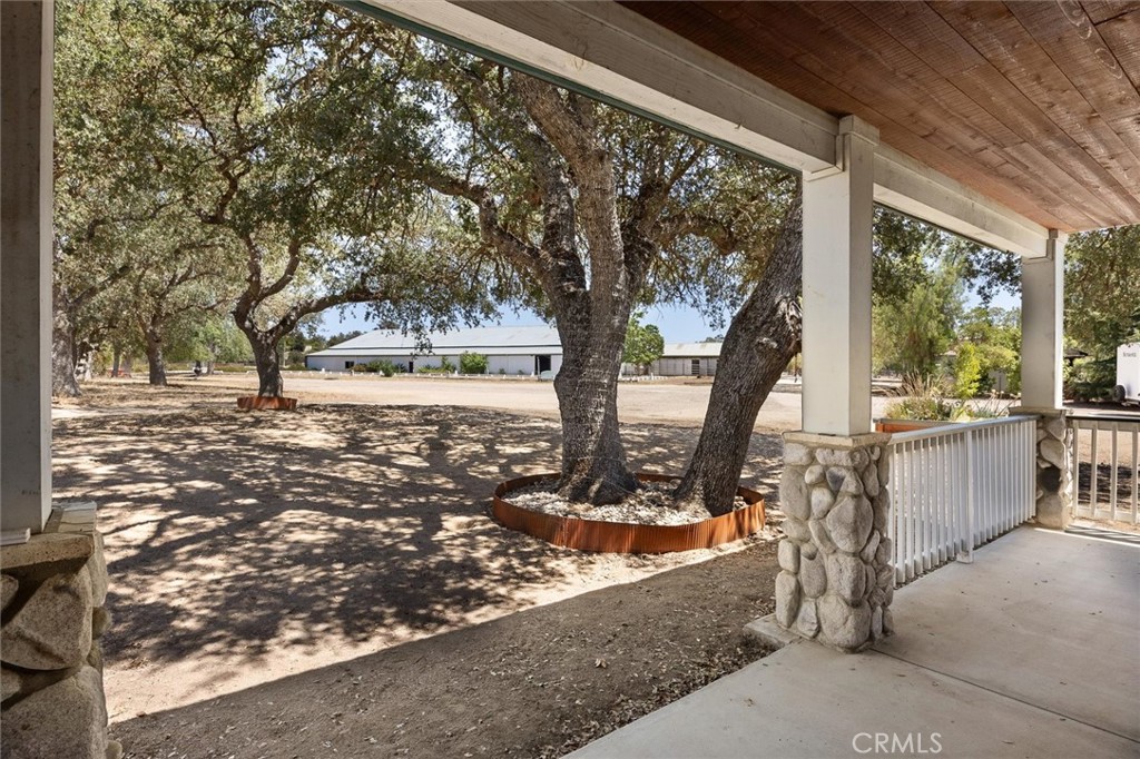 5625 Linne Road Paso Robles, CA 93446 - Photo 26 of 75 a view of a porch with a tree