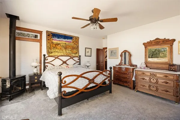 an aerial view of residential house and ocean