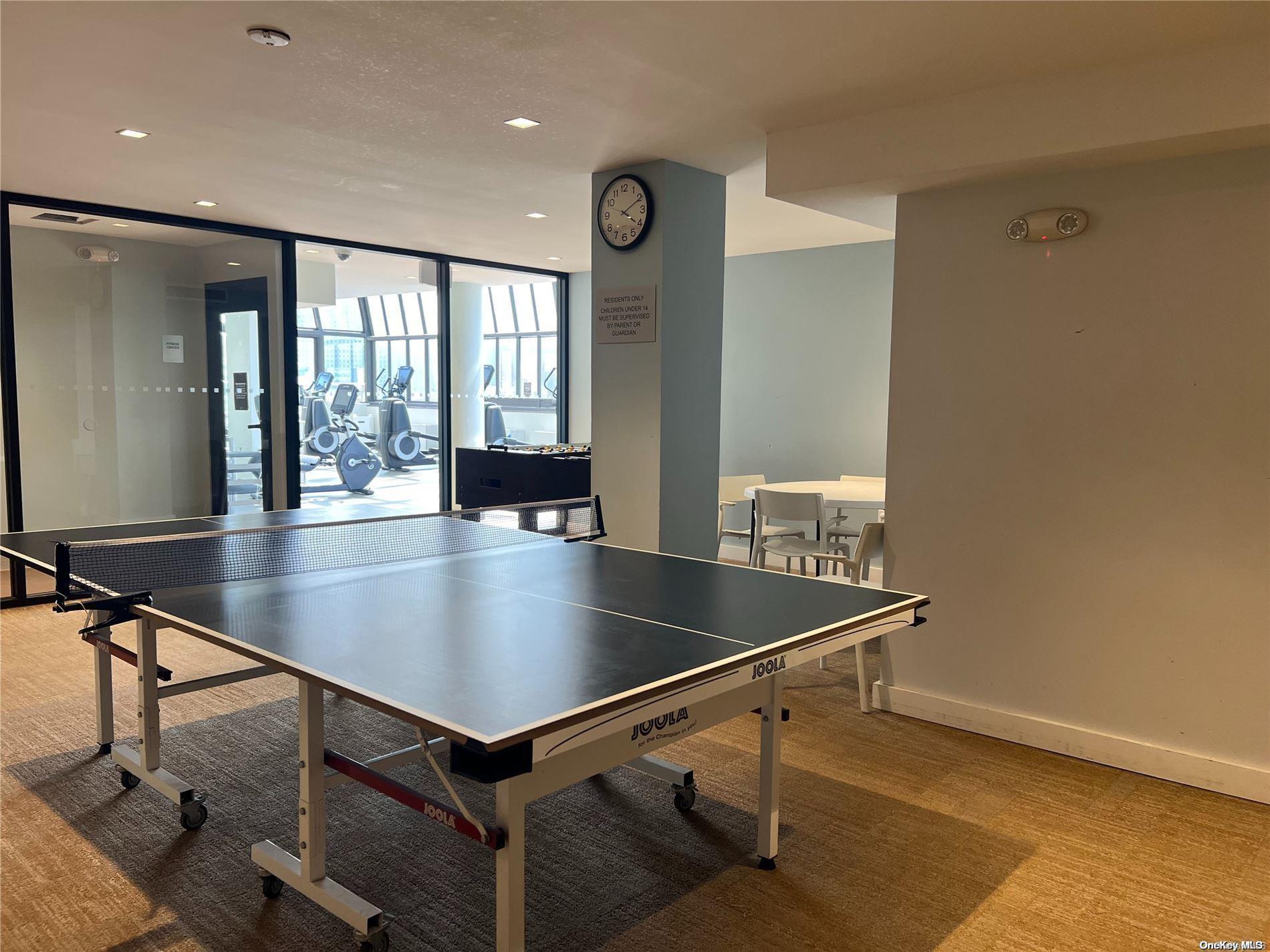 200 Rector Place, Unit 35E Manhattan, NY 10280 - Photo 11 of 33 a view of table tennis in a room