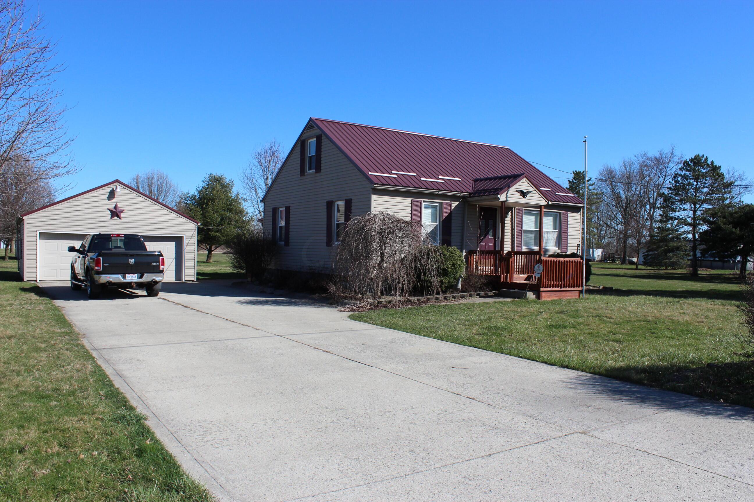 540 Newmans-Cardington Road West Prospect, OH 43342 - Photo 2 of 41 Home from the end of the driveway.