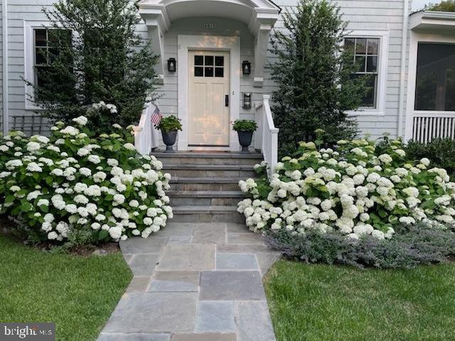 6815 Delaware Street Chevy Chase, MD 20815 - Photo 25 of 29 a view of a garden with flowers