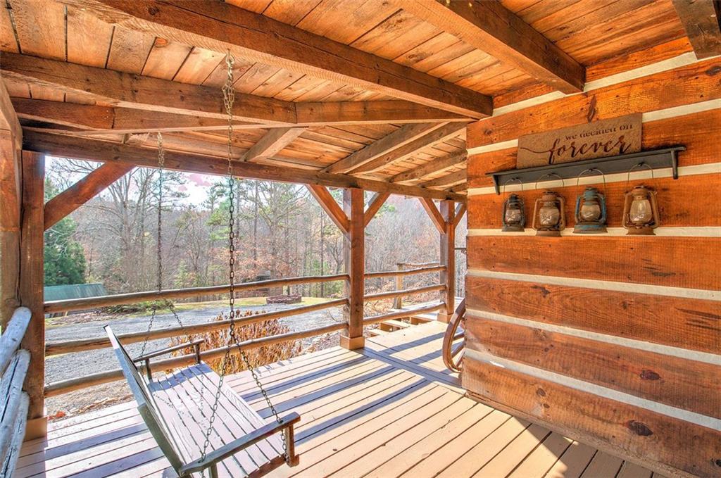 1252 Paris Mountain Road Rockmart, GA 30153 - Photo 6 of 93 a view of balcony with a potted plant
