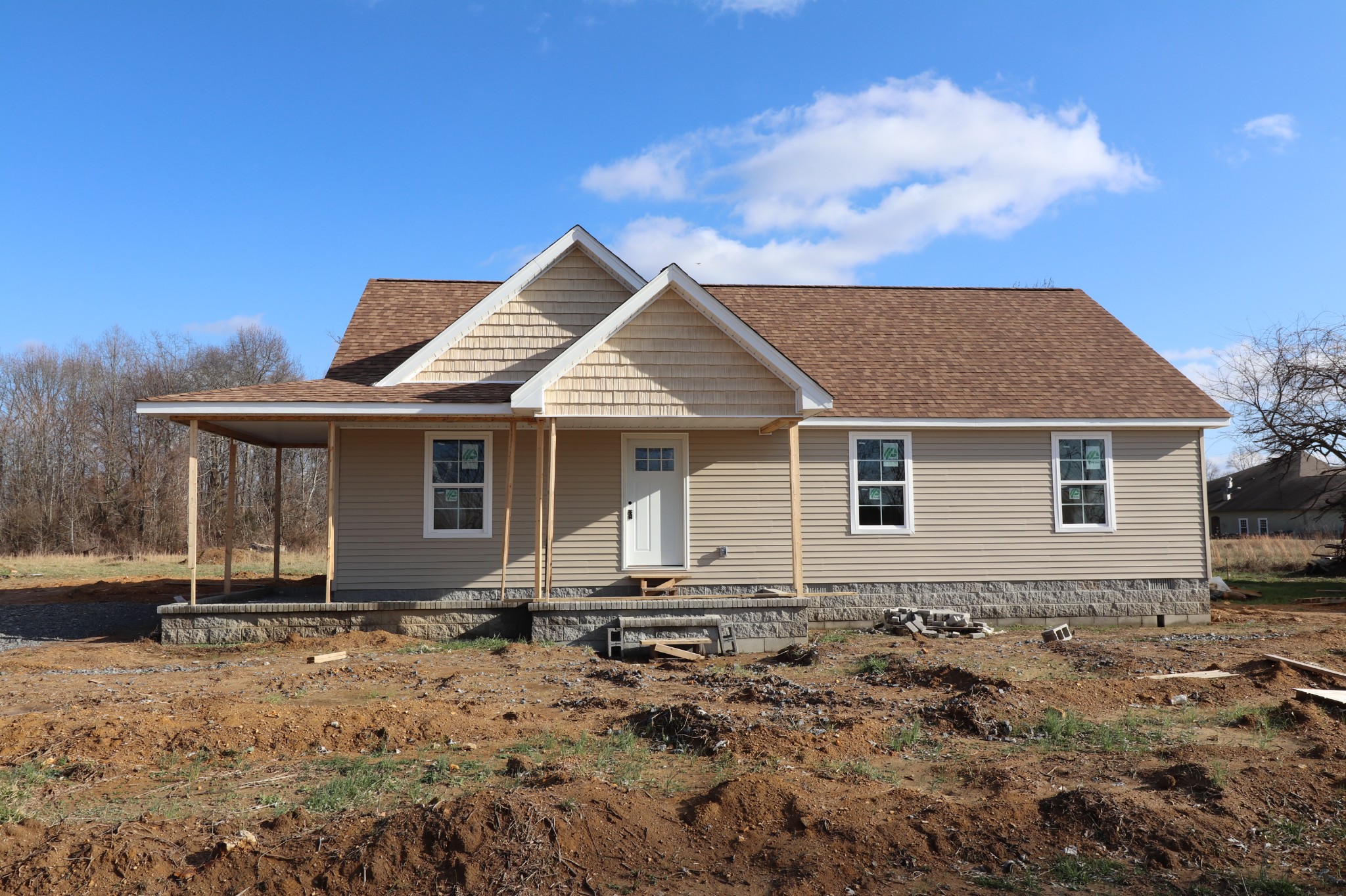 120 Garrett Road Lafayette, TN 37083 - Photo 1 of 2 front view of a house with a yard