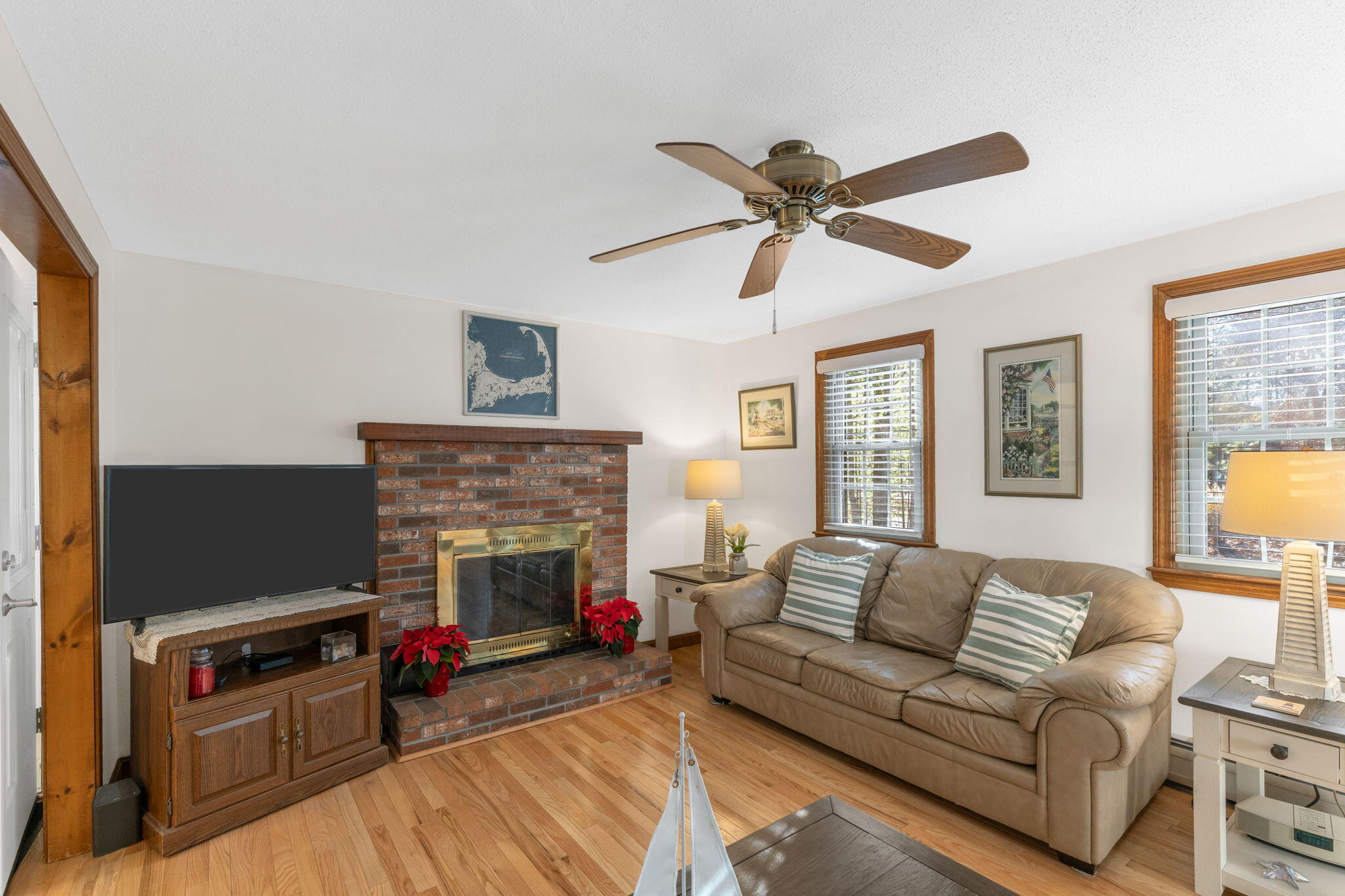 16 Bridgets Path Centerville, MA 02632 - Photo 13 of 29 living room to fireplace